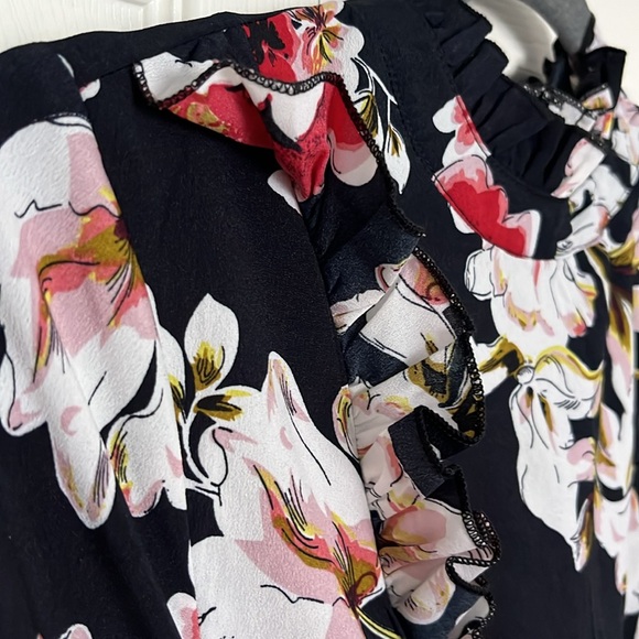 LuLu’s midi ruffled pleated long sleeve dress - Picture 7 of 13